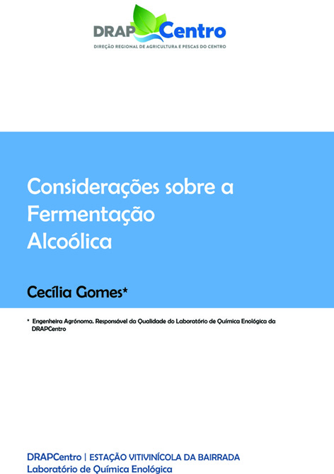 Imagem de consideracoes sobre fermentacao alcoolica cecilia gomes drapcent