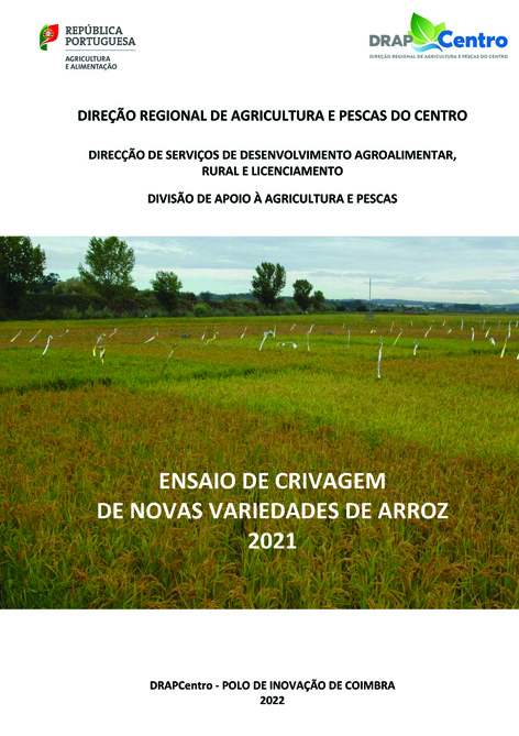 Imagem de ensaio crivagem novas variedades arroz 2021 drapce