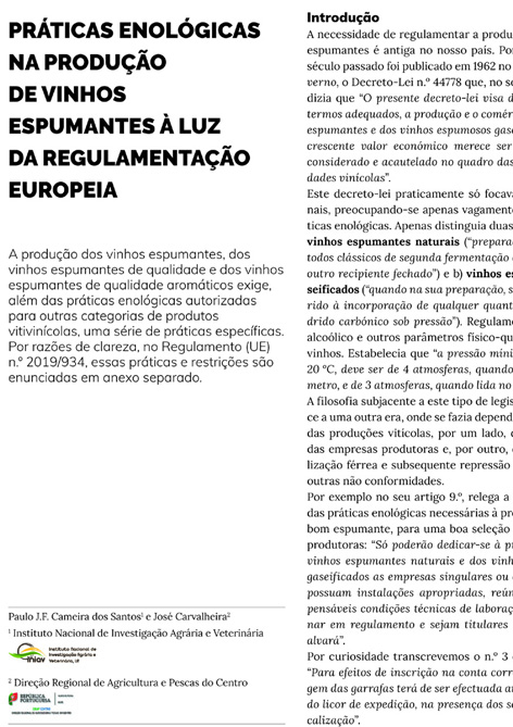 Imagem de praticas enologicas producao vinhos espuma