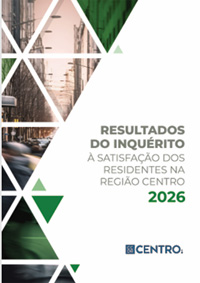 capa de Resultados de Inquérito da satisfação dos residentes da zona centro